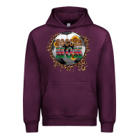 Mauve Wine soccer mom with serape and leopard Urban Hoodie - Artiststas