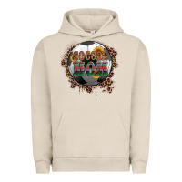 Pigment French Oak soccer mom with serape and leopard Urban Hoodie - Artiststas