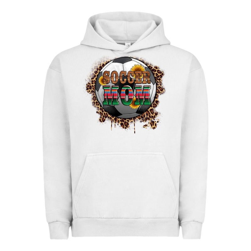 Soccer Mom With Serape And Leopard Urban Hoodie by Artiststas | Teevron