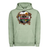 Pigment Oil Green soccer mom with serape and leopard Urban Hoodie - Artiststas