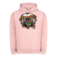 Pigment Salmon soccer mom with serape and leopard Urban Hoodie - Artiststas
