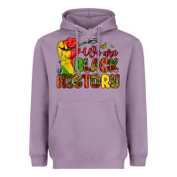 Lavender we are black history Heavyweight Hoodie - Zillion Design Studio
