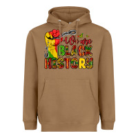 Toasted Coconut we are black history Heavyweight Hoodie - Zillion Design Studio