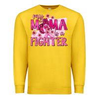 Lemon My Mama Is a Fighter with Ribbon Premium Sweatshirt - texasbilliewilder