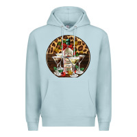 Blue Mist christmas martini cocktail party Premium Hoodie - AdoDesignShop
