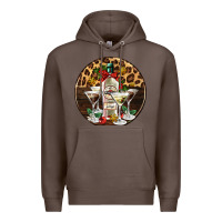 Coffee christmas martini cocktail party Premium Hoodie - AdoDesignShop