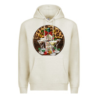 Oatmeal Heather christmas martini cocktail party Premium Hoodie - AdoDesignShop