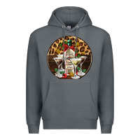 Rock christmas martini cocktail party Premium Hoodie - AdoDesignShop