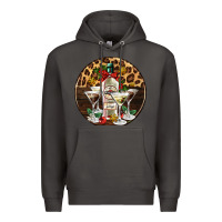 Smoke christmas martini cocktail party Premium Hoodie - AdoDesignShop