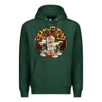 Sports Green christmas martini cocktail party Premium Hoodie - AdoDesignShop