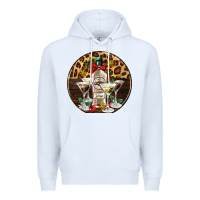 White christmas martini cocktail party Premium Hoodie - AdoDesignShop