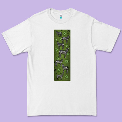 Zebra Premium Tee Designed By Lillyallendesigns