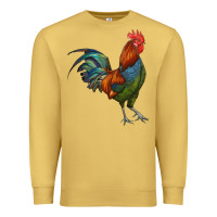 Antique Gold rooster Premium Sweatshirt - RanaPortraitStore