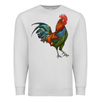 Dove Grey rooster Premium Sweatshirt - RanaPortraitStore