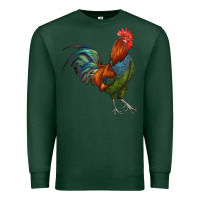 Sports Green rooster Premium Sweatshirt - RanaPortraitStore