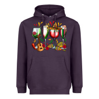 Plum mexico wine glasses Heavyweight Hoodie - Zillion Design Studio