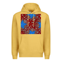 Antique Gold Glitter 4th of July Seamless Pattern Premium Hoodie - BundleAndBundleShop