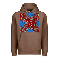 Chestnut Glitter 4th of July Seamless Pattern Premium Hoodie - BundleAndBundleShop