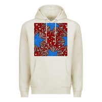 Oatmeal Heather Glitter 4th of July Seamless Pattern Premium Hoodie - BundleAndBundleShop