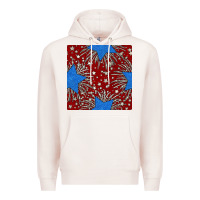 Pale Pink Glitter 4th of July Seamless Pattern Premium Hoodie - BundleAndBundleShop