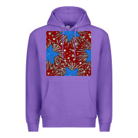 Purple Glitter 4th of July Seamless Pattern Premium Hoodie - BundleAndBundleShop