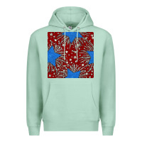 Seafoam Glitter 4th of July Seamless Pattern Premium Hoodie - BundleAndBundleShop