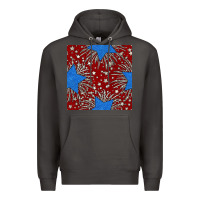 Smoke Glitter 4th of July Seamless Pattern Premium Hoodie - BundleAndBundleShop
