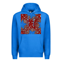 True Royal Glitter 4th of July Seamless Pattern Premium Hoodie - BundleAndBundleShop