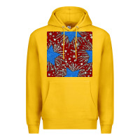 Lemon Glitter 4th of July Seamless Pattern Premium Hoodie - BundleAndBundleShop