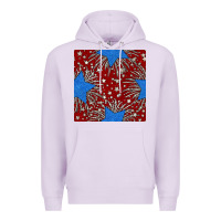 Lilac Glitter 4th of July Seamless Pattern Premium Hoodie - BundleAndBundleShop