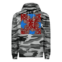 Slate Camo Glitter 4th of July Seamless Pattern Premium Hoodie - BundleAndBundleShop
