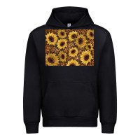Sunflower Leopard Background 3200x2400 Urban Hoodie | Teevron