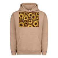 Pigment Burro sunflower leopard background 3200x2400 Urban Hoodie - AdoDesignShop