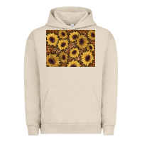 Pigment French Oak sunflower leopard background 3200x2400 Urban Hoodie - AdoDesignShop