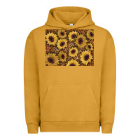 Pigment Peanut Butter sunflower leopard background 3200x2400 Urban Hoodie - AdoDesignShop