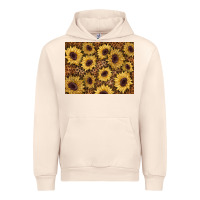 Sandshell sunflower leopard background 3200x2400 Urban Hoodie - AdoDesignShop