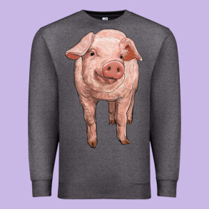 Pig Premium Sweatshirt Designed By Ranaportraitstore