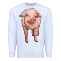 White pig Premium Sweatshirt - RanaPortraitStore