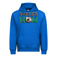 Cobalt soccer mom with leopard ball and serape leopard Urban Hoodie - Artiststas