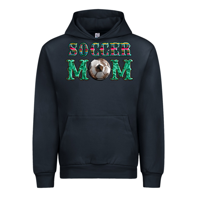 Soccer Mom With Leopard Ball And Serape Leopard Urban Hoodie by Artiststas | Teevron