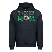 Navy soccer mom with leopard ball and serape leopard Urban Hoodie - Artiststas