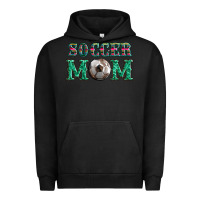 Pigment Black soccer mom with leopard ball and serape leopard Urban Hoodie - Artiststas