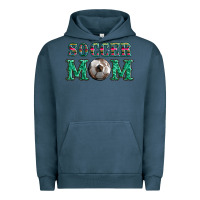 Pigment Midnight Navy soccer mom with leopard ball and serape leopard Urban Hoodie - Artiststas