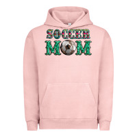 Pigment Salmon soccer mom with leopard ball and serape leopard Urban Hoodie - Artiststas
