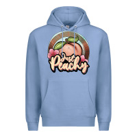 Colony Blue just peachy Premium Hoodie - JahusDesignShop