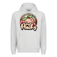 Dove Grey just peachy Premium Hoodie - JahusDesignShop