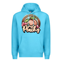 Just Peachy Premium Hoodie | Teevron