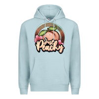 Blue Mist just peachy Premium Hoodie - JahusDesignShop