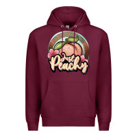 Burgundy just peachy Premium Hoodie - JahusDesignShop