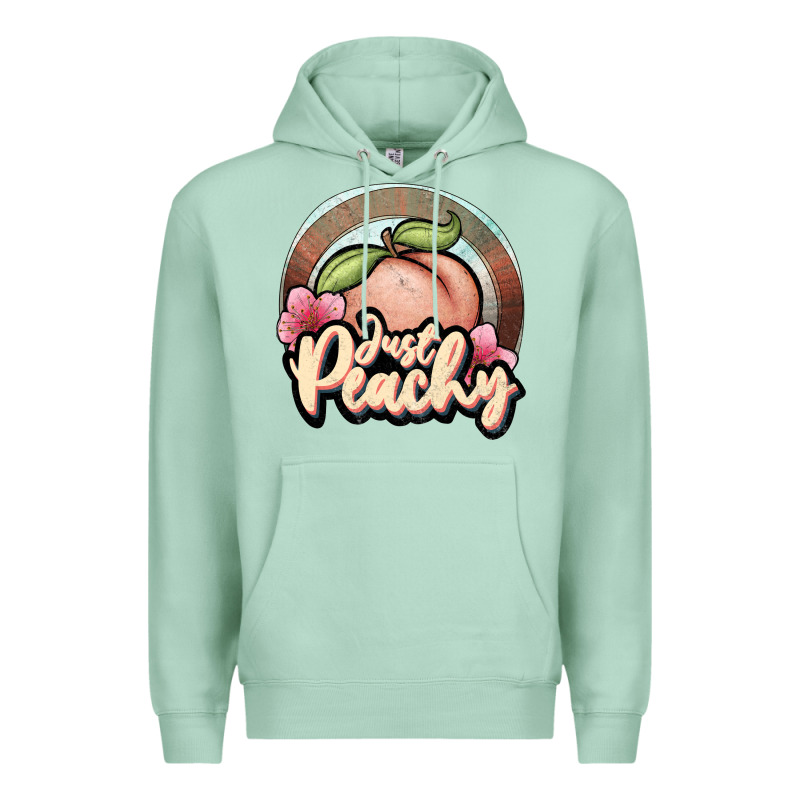 Just Peachy Premium Hoodie by JahusDesignShop | Teevron